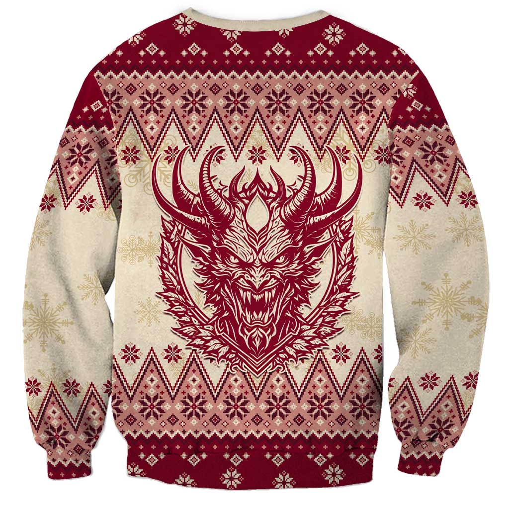 Austria Christmas Sweatshirt Krampus Xmas Pattern LT01