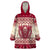Austria Christmas Wearable Blanket Hoodie Krampus Xmas Pattern - Wonder Print Shop