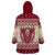 Austria Christmas Wearable Blanket Hoodie Krampus Xmas Pattern - Wonder Print Shop
