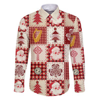 Ireland Christmas Family Matching Puletasi Dress and Hawaiian Shirt Irish Celtic Xmas Patchwork Style - Wonder Print Shop