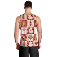 Ireland Christmas Men Tank Top Irish Celtic Xmas Patchwork Style - Wonder Print Shop