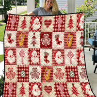 Ireland Christmas Quilt Irish Celtic Xmas Patchwork Style - Wonder Print Shop