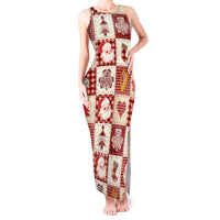 Ireland Christmas Tank Maxi Dress Irish Celtic Xmas Patchwork Style - Wonder Print Shop