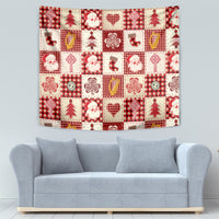 Ireland Christmas Tapestry Irish Celtic Xmas Patchwork Style - Wonder Print Shop