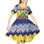 Personalized Saint Vincent and the Grenadines Christmas Kid Short Sleeve Dress Santa Vincent Parrot - Wonder Print Shop