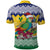 Personalized Saint Vincent and the Grenadines Christmas Polo Shirt Santa Vincent Parrot - Wonder Print Shop