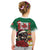 Morocco Christmas Kid T Shirt Santa Lion With Rose Xmas Vibe - Wonder Print Shop