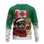 Morocco Christmas Ugly Christmas Sweater Santa Lion With Rose Xmas Vibe - Wonder Print Shop