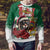 Morocco Christmas Ugly Christmas Sweater Santa Lion With Rose Xmas Vibe - Wonder Print Shop