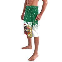 Morocco Christmas Lavalava Santa Lion With Rose Xmas Vibe - Wonder Print Shop