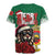Morocco Christmas Rugby Jersey Santa Lion With Rose Xmas Vibe - Wonder Print Shop