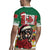 Morocco Christmas Rugby Jersey Santa Lion With Rose Xmas Vibe - Wonder Print Shop