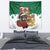 Morocco Christmas Tapestry Santa Lion With Rose Xmas Vibe - Wonder Print Shop