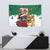 Morocco Christmas Tapestry Santa Lion With Rose Xmas Vibe - Wonder Print Shop