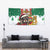 Morocco Christmas Tapestry Santa Lion With Rose Xmas Vibe - Wonder Print Shop