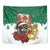 Morocco Christmas Tapestry Santa Lion With Rose Xmas Vibe - Wonder Print Shop