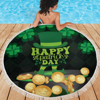 Ireland St Patrick's Day Beach Blanket Irish Shamrocks Leprechaun