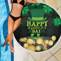 Ireland St Patrick's Day Beach Blanket Irish Shamrocks Leprechaun