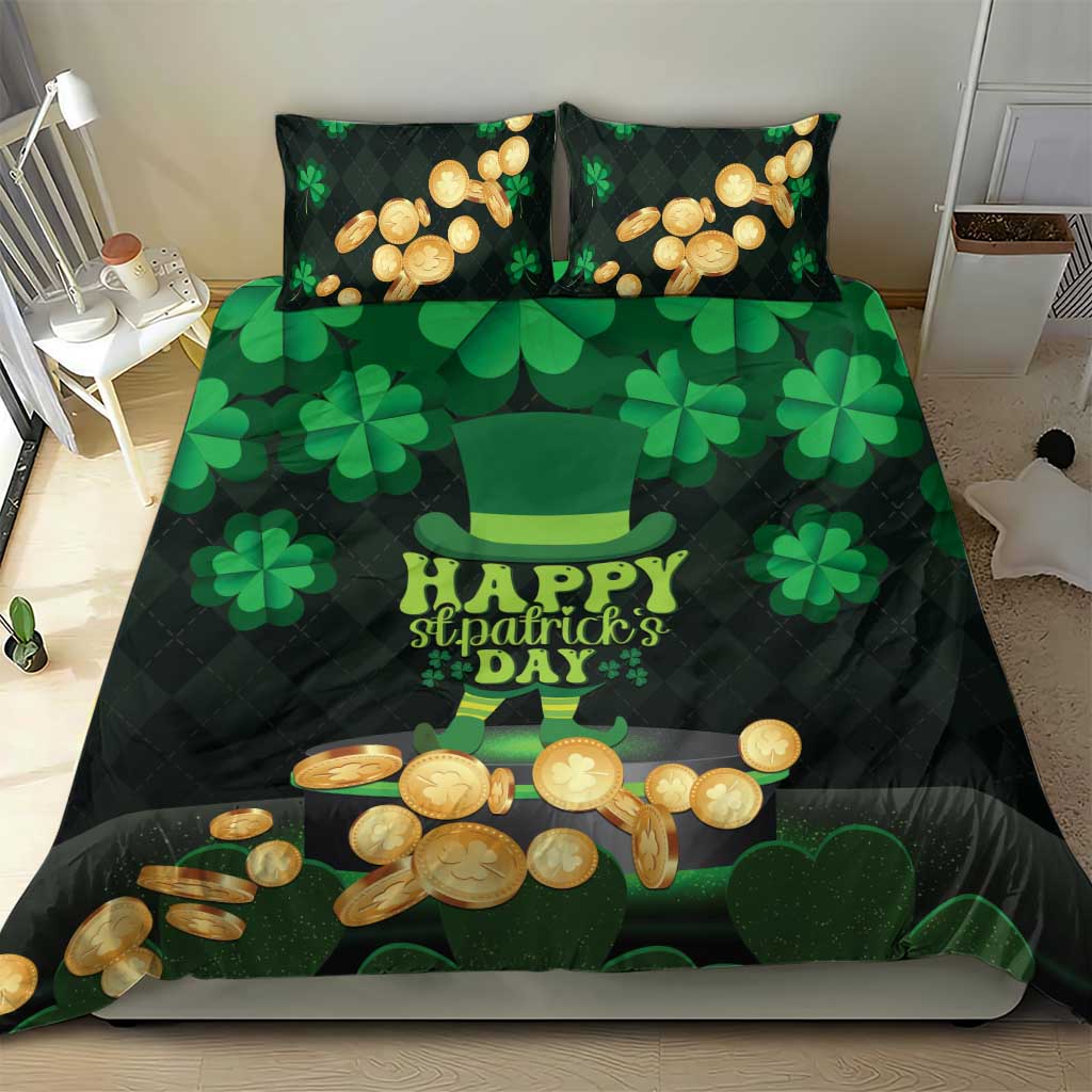 Ireland St Patrick's Day Bedding Set Irish Shamrocks Leprechaun
