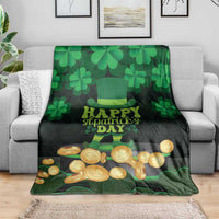 Ireland St Patrick's Day Blanket Irish Shamrocks Leprechaun