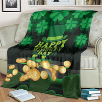 Ireland St Patrick's Day Blanket Irish Shamrocks Leprechaun