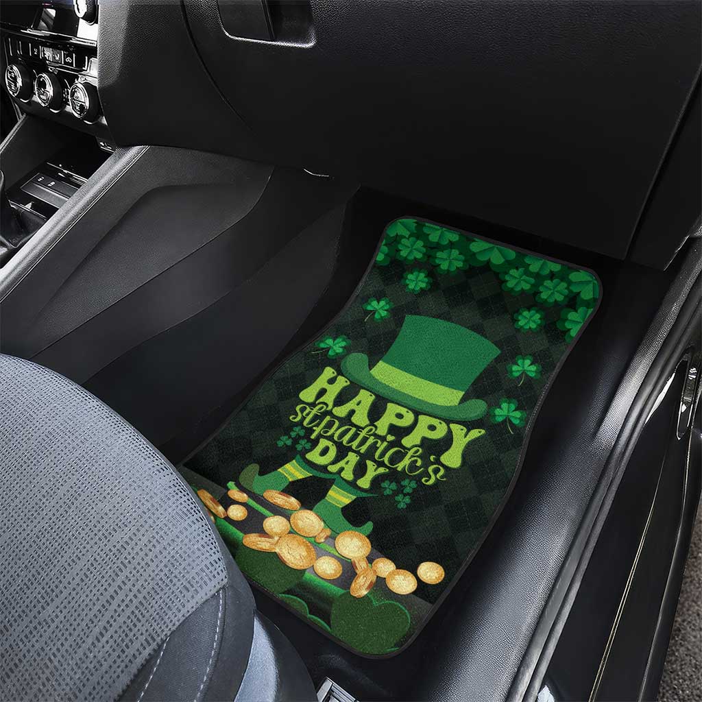 Ireland St Patrick's Day Car Mats Irish Shamrocks Leprechaun