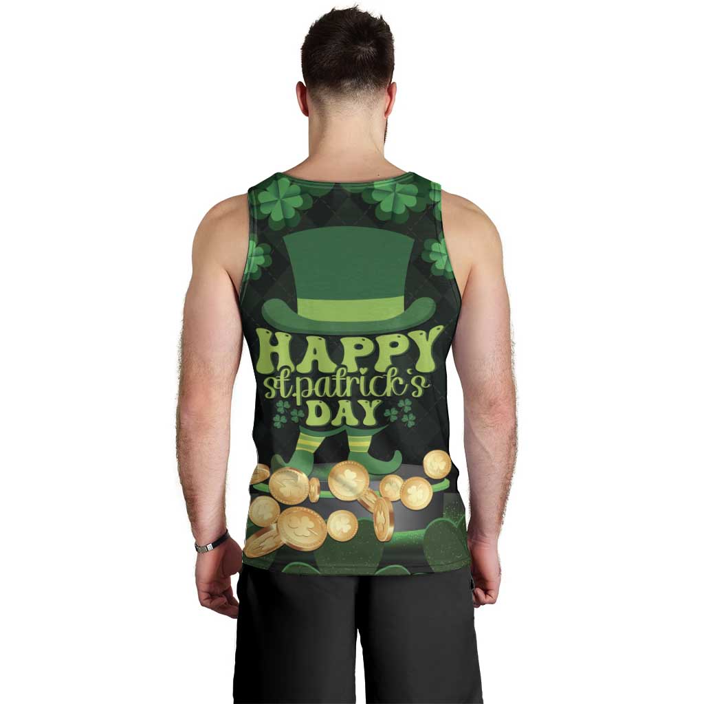 Ireland St Patrick's Day Men Tank Top Irish Shamrocks Leprechaun - Wonder Print Shop