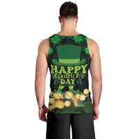 Ireland St Patrick's Day Men Tank Top Irish Shamrocks Leprechaun - Wonder Print Shop