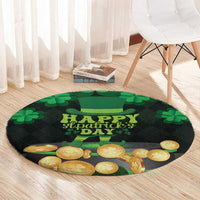 Ireland St Patrick's Day Round Carpet Irish Shamrocks Leprechaun - Wonder Print Shop