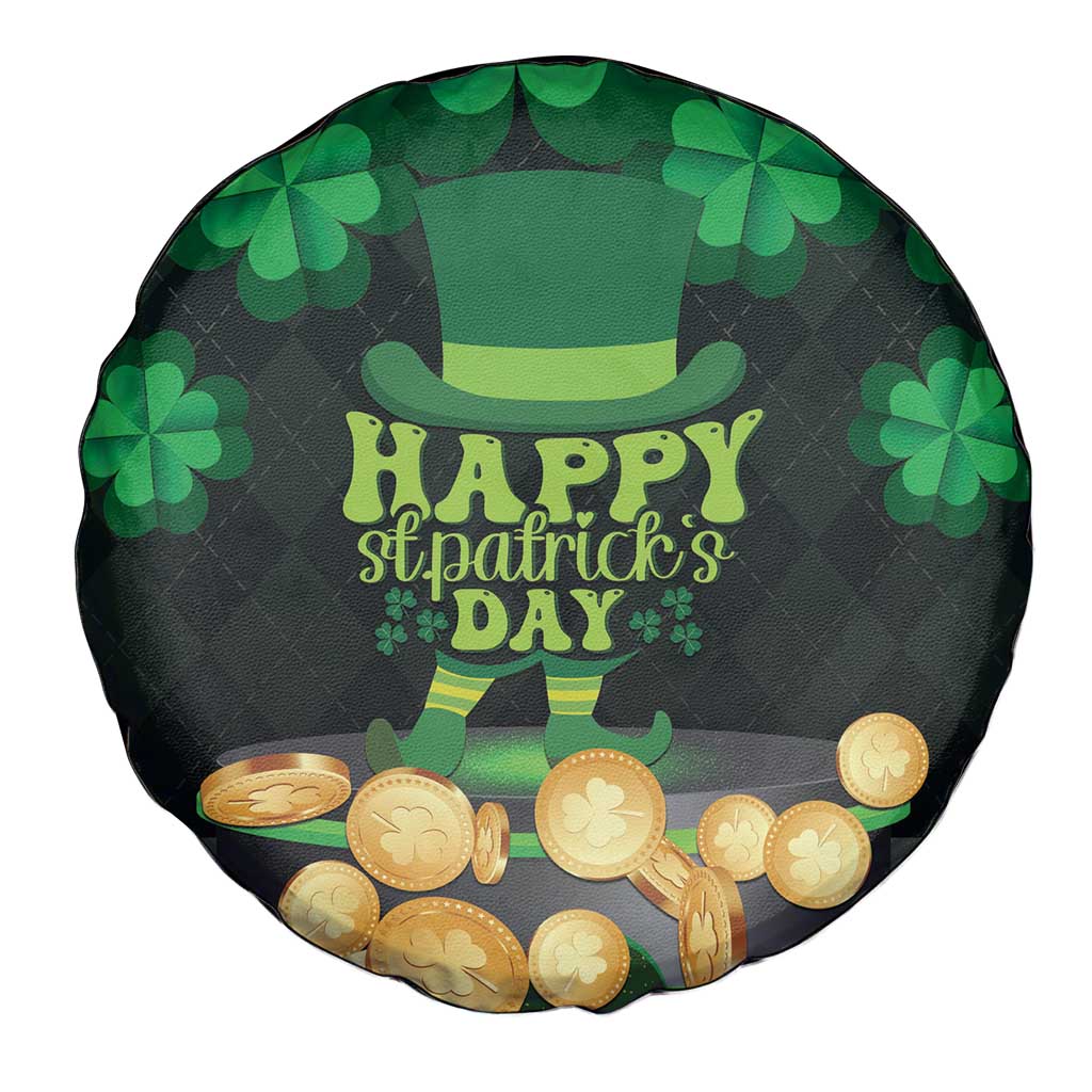 Ireland St Patrick's Day Spare Tire Cover Irish Shamrocks Leprechaun - Wonder Print Shop