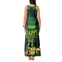 Ireland St Patrick's Day Tank Maxi Dress Irish Shamrocks Leprechaun - Wonder Print Shop
