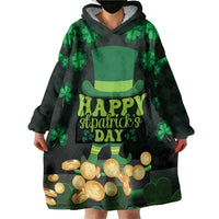 Ireland St Patrick's Day Wearable Blanket Hoodie Irish Shamrocks Leprechaun - Wonder Print Shop