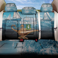 British Virgin Islands Back Car Seat Cover Vigilate Golden Lamps