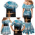 Personalised British Virgin Islands Family Matching Mermaid Dress and Hawaiian Shirt Vigilate Golden Lamps - Wonder Print Shop