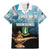 Personalised British Virgin Islands Family Matching Mermaid Dress and Hawaiian Shirt Vigilate Golden Lamps - Wonder Print Shop
