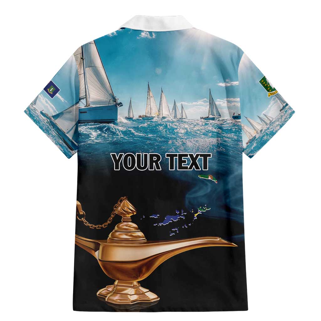 Personalised British Virgin Islands Family Matching Mermaid Dress and Hawaiian Shirt Vigilate Golden Lamps - Wonder Print Shop