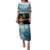 Personalised British Virgin Islands Family Matching Puletasi and Hawaiian Shirt Vigilate Golden Lamps