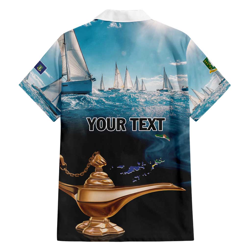 Personalised British Virgin Islands Family Matching Summer Maxi Dress and Hawaiian Shirt Vigilate Golden Lamps - Wonder Print Shop