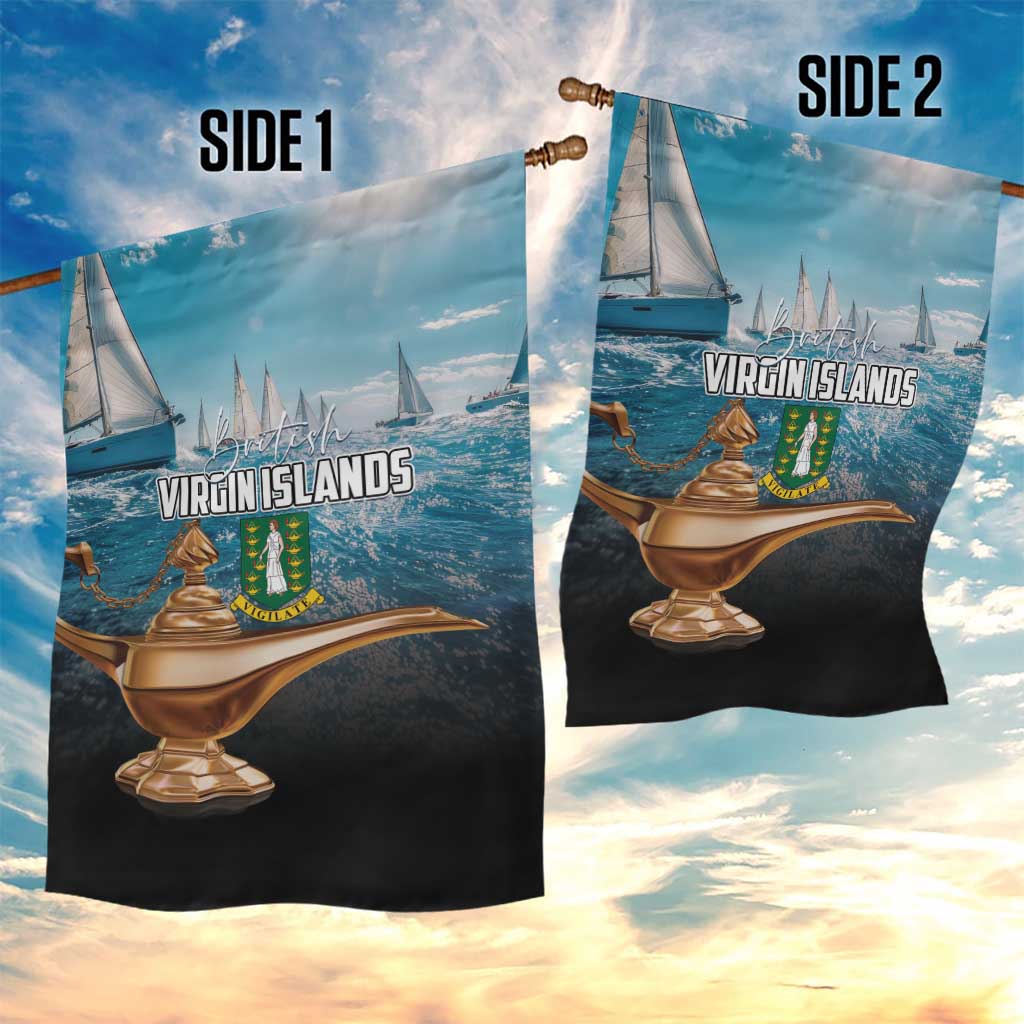 British Virgin Islands Garden Flag Vigilate Golden Lamps - Wonder Print Shop