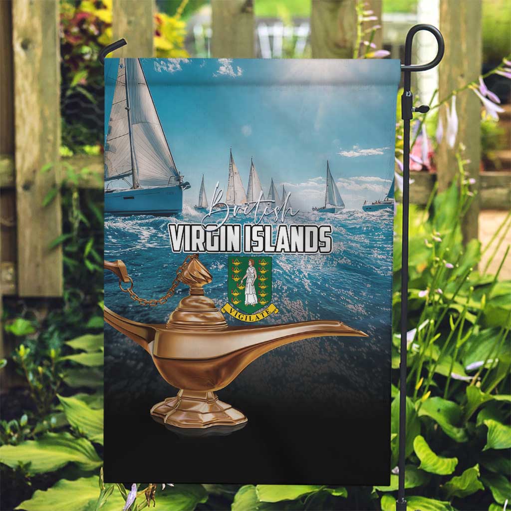 British Virgin Islands Garden Flag Vigilate Golden Lamps - Wonder Print Shop