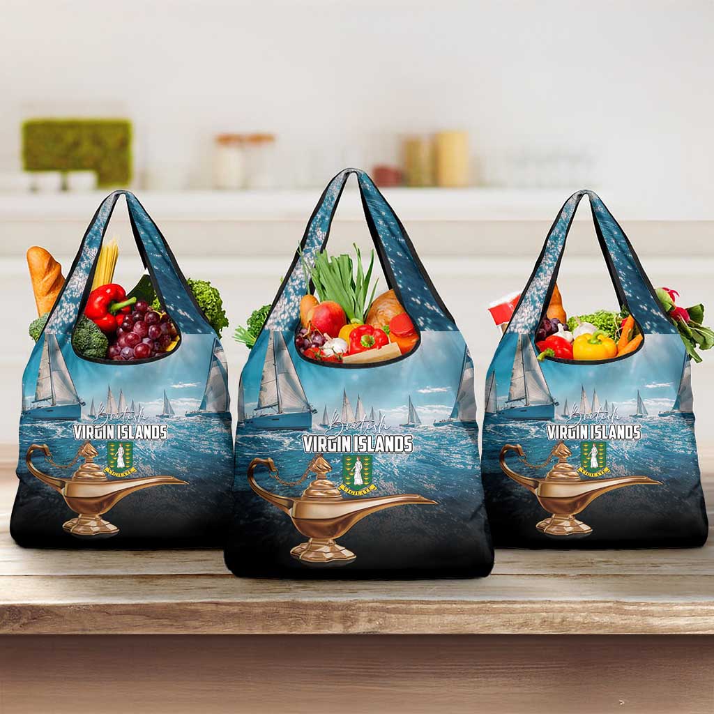 British Virgin Islands Grocery Bag Vigilate Golden Lamps