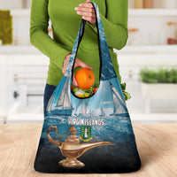 British Virgin Islands Grocery Bag Vigilate Golden Lamps