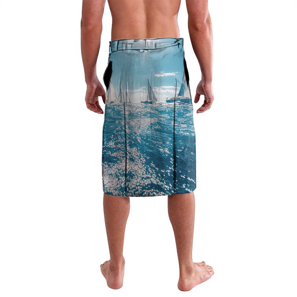 Personalised British Virgin Islands Lavalava Vigilate Golden Lamps - Wonder Print Shop