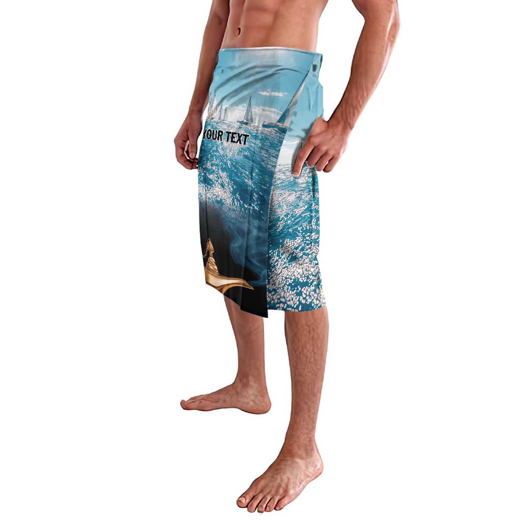 Personalised British Virgin Islands Lavalava Vigilate Golden Lamps - Wonder Print Shop