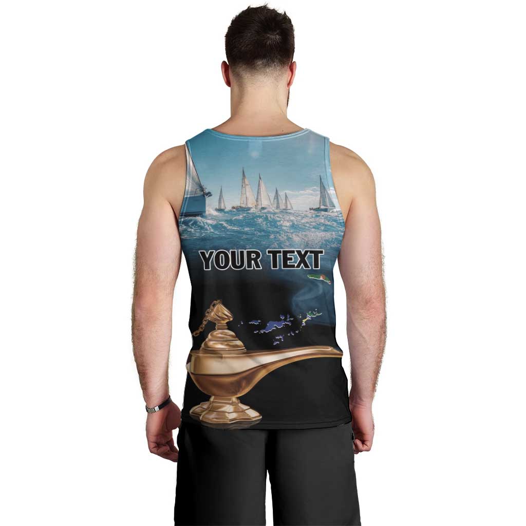 Personalised British Virgin Islands Men Tank Top Vigilate Golden Lamps - Wonder Print Shop