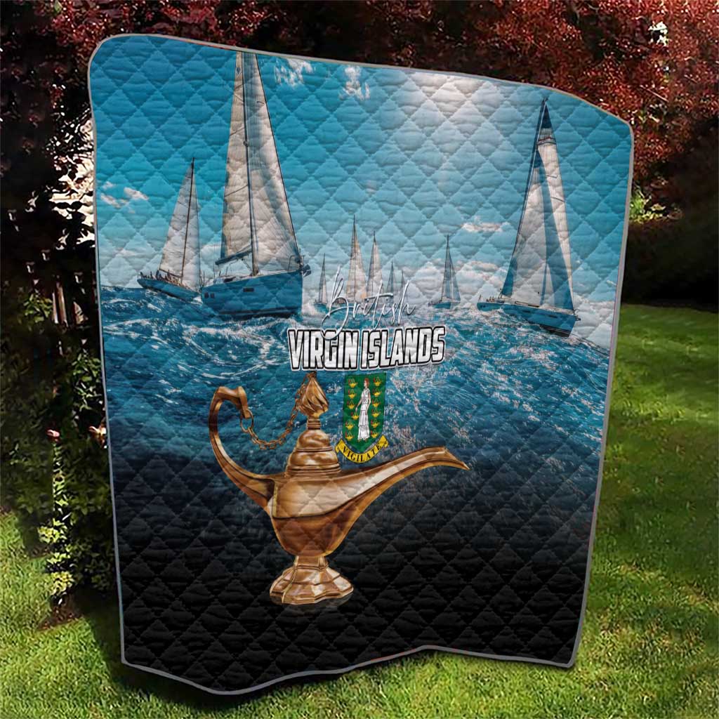 British Virgin Islands Quilt Vigilate Golden Lamps - Wonder Print Shop