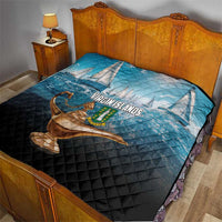 British Virgin Islands Quilt Vigilate Golden Lamps - Wonder Print Shop