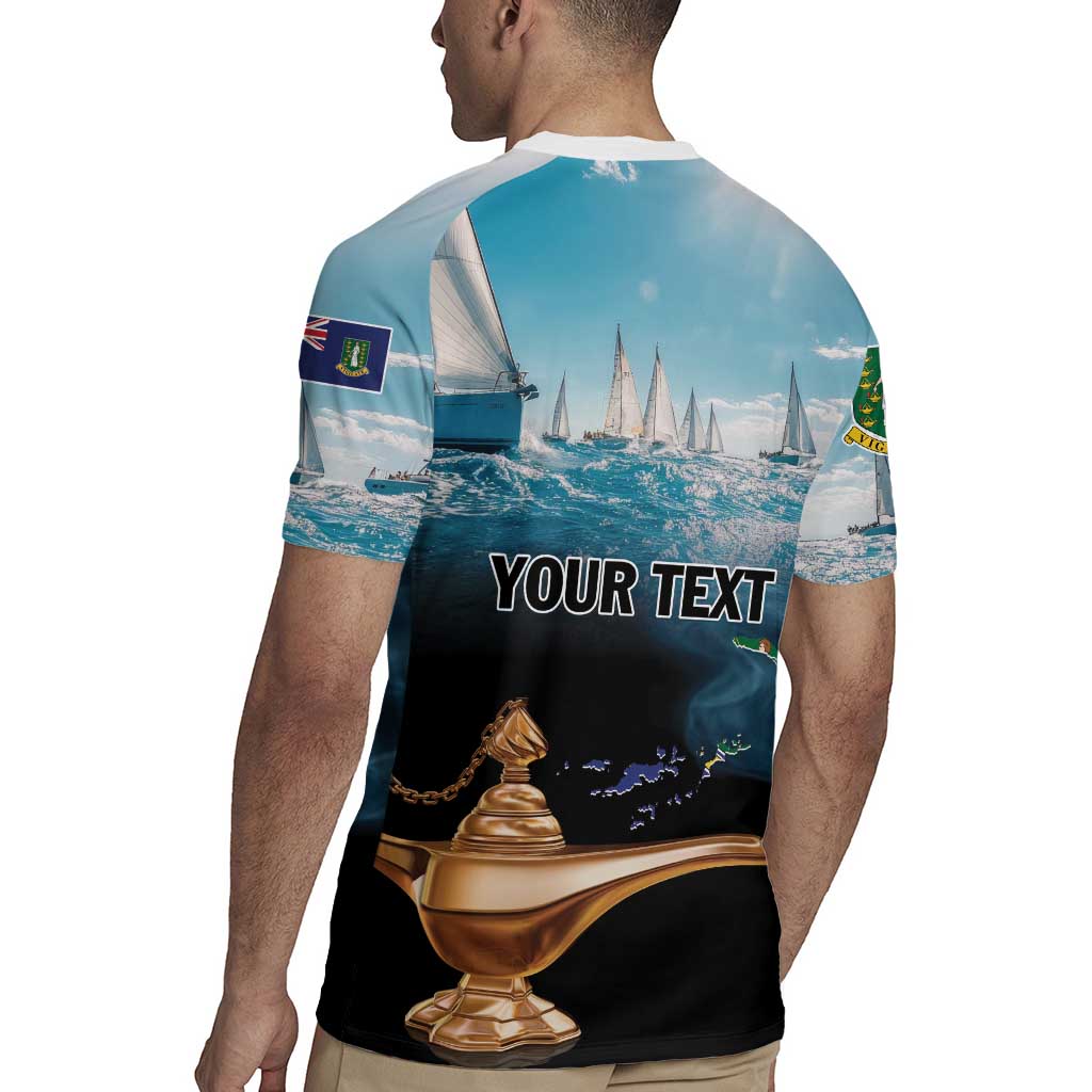 Personalised British Virgin Islands Rugby Jersey Vigilate Golden Lamps - Wonder Print Shop