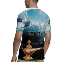 Personalised British Virgin Islands Rugby Jersey Vigilate Golden Lamps - Wonder Print Shop