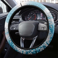 British Virgin Islands Steering Wheel Cover Vigilate Golden Lamps - Wonder Print Shop